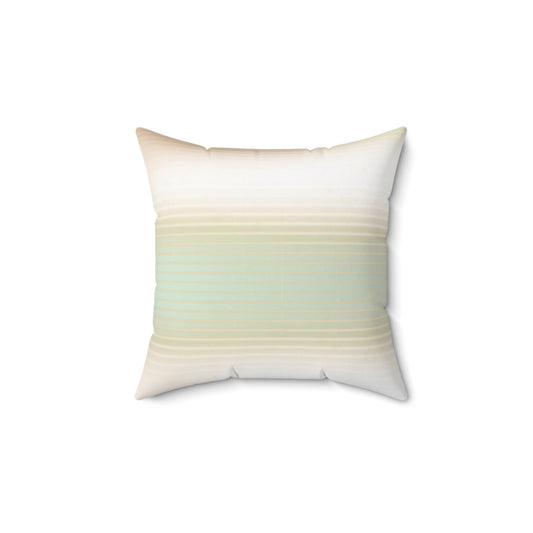 Neutral Ombre Stripes Decorative Throw Pillow