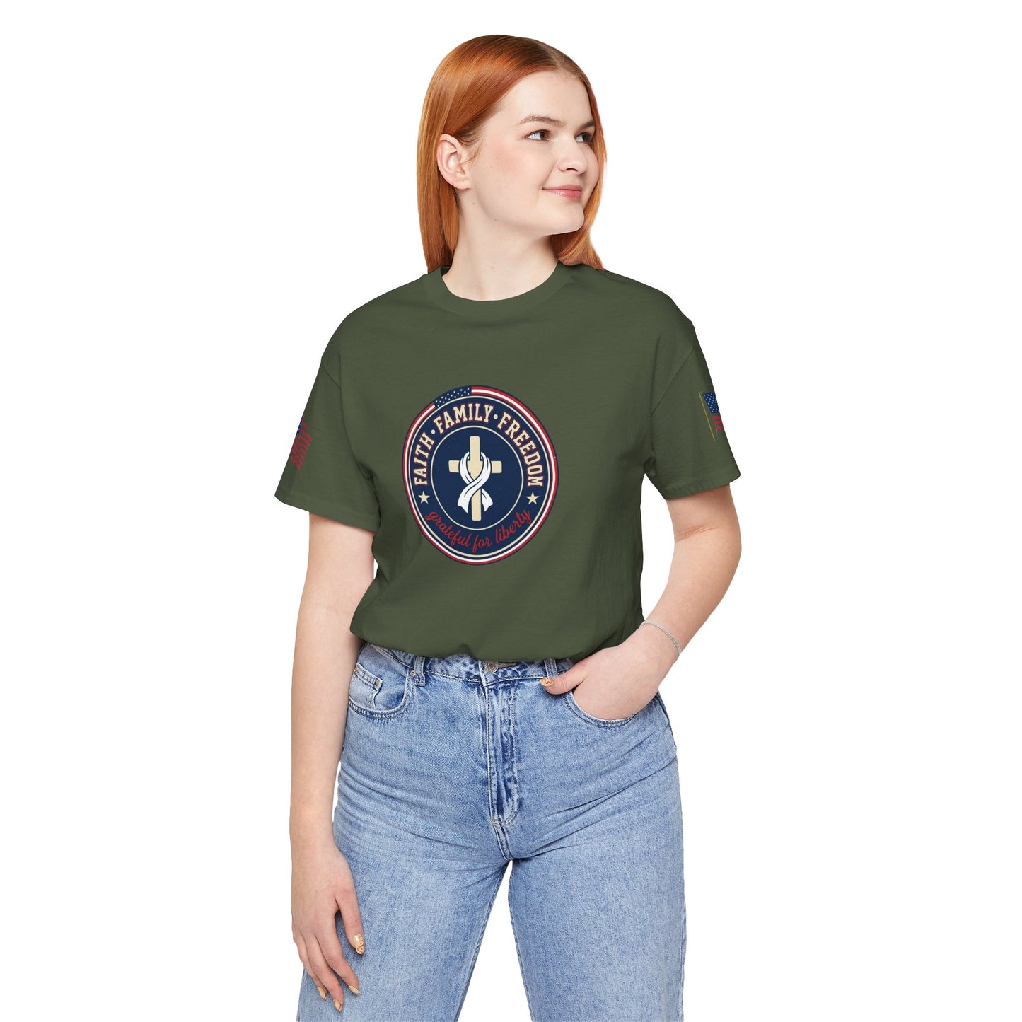 Faith Family Freedom Tee | Patriotic t-shirt