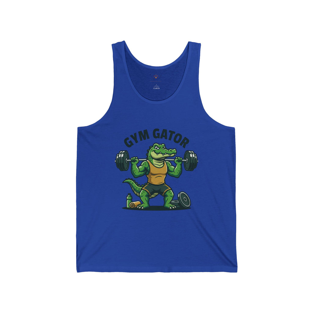 Gym Gator Tank Top — Funny Alligator Weightlifting Fitness Tank