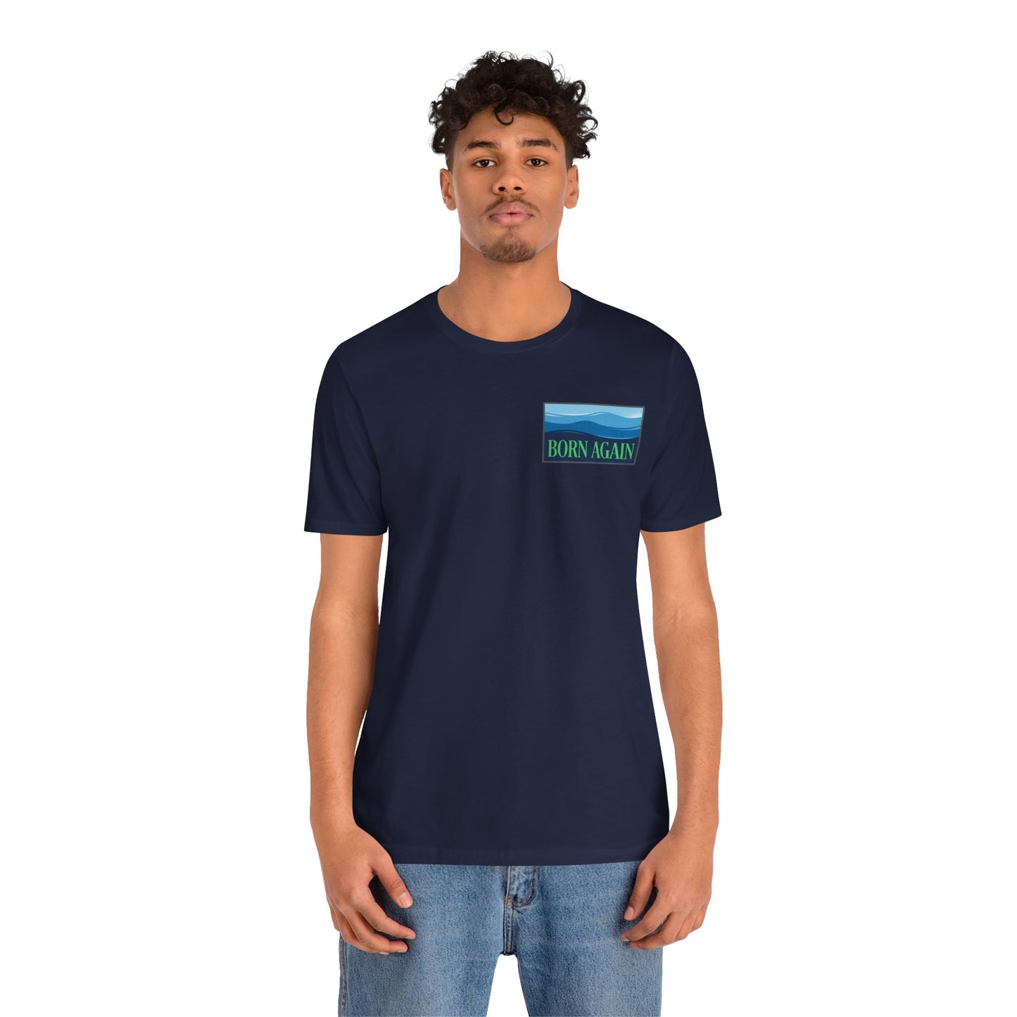 Born Again Ocean Tee - Spiritual Revival Graphic T-Shirt