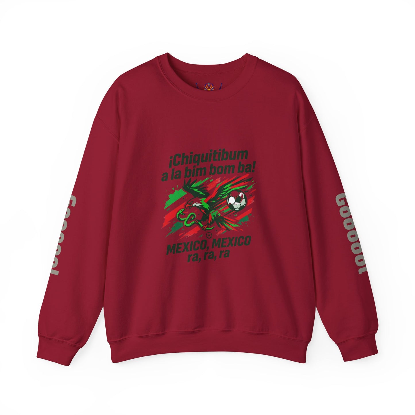 Mexico Chant Soccer Crewneck, country pride, retro soccer
