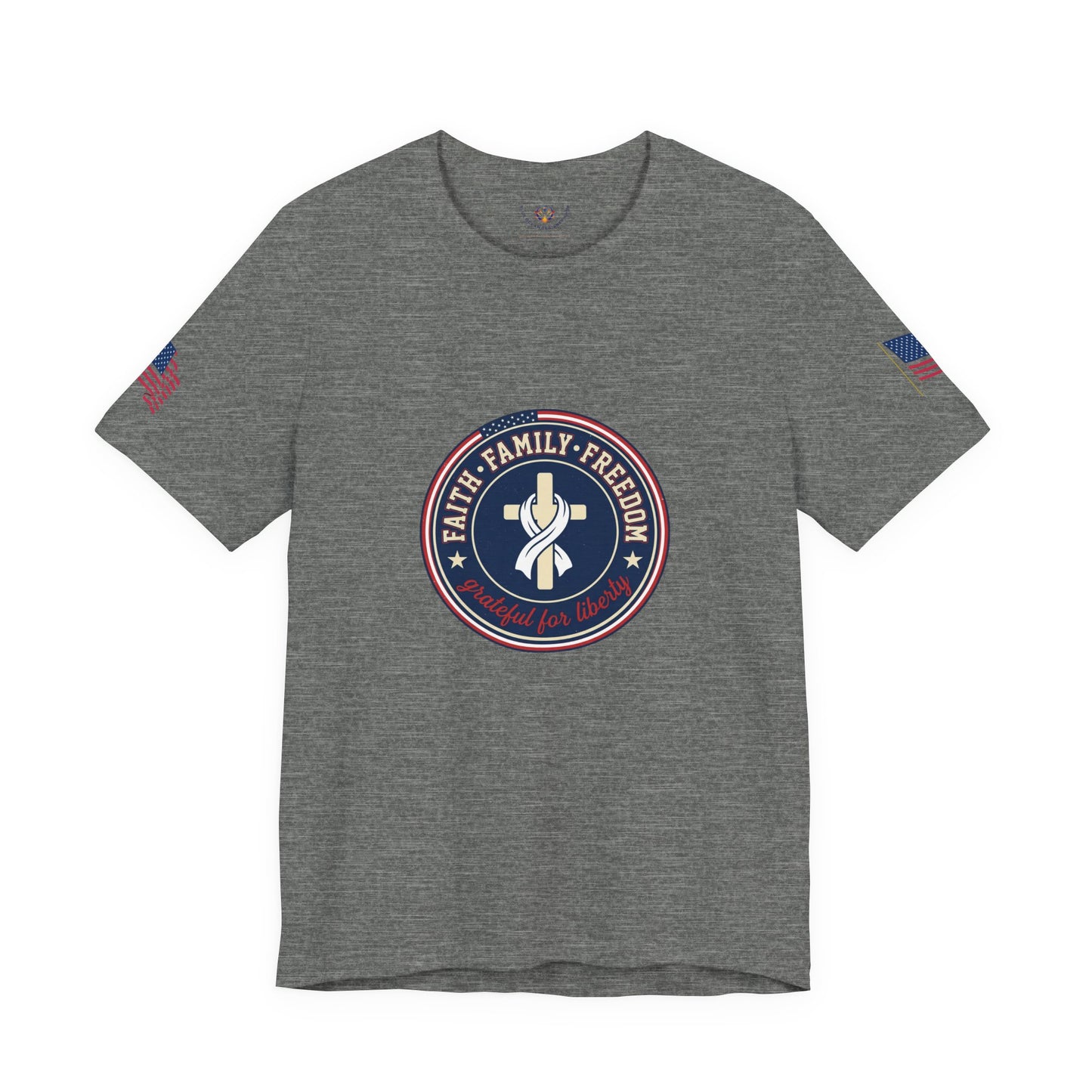 Faith Family Freedom Tee | Patriotic, Faith-Based July 4th Vintage Americana