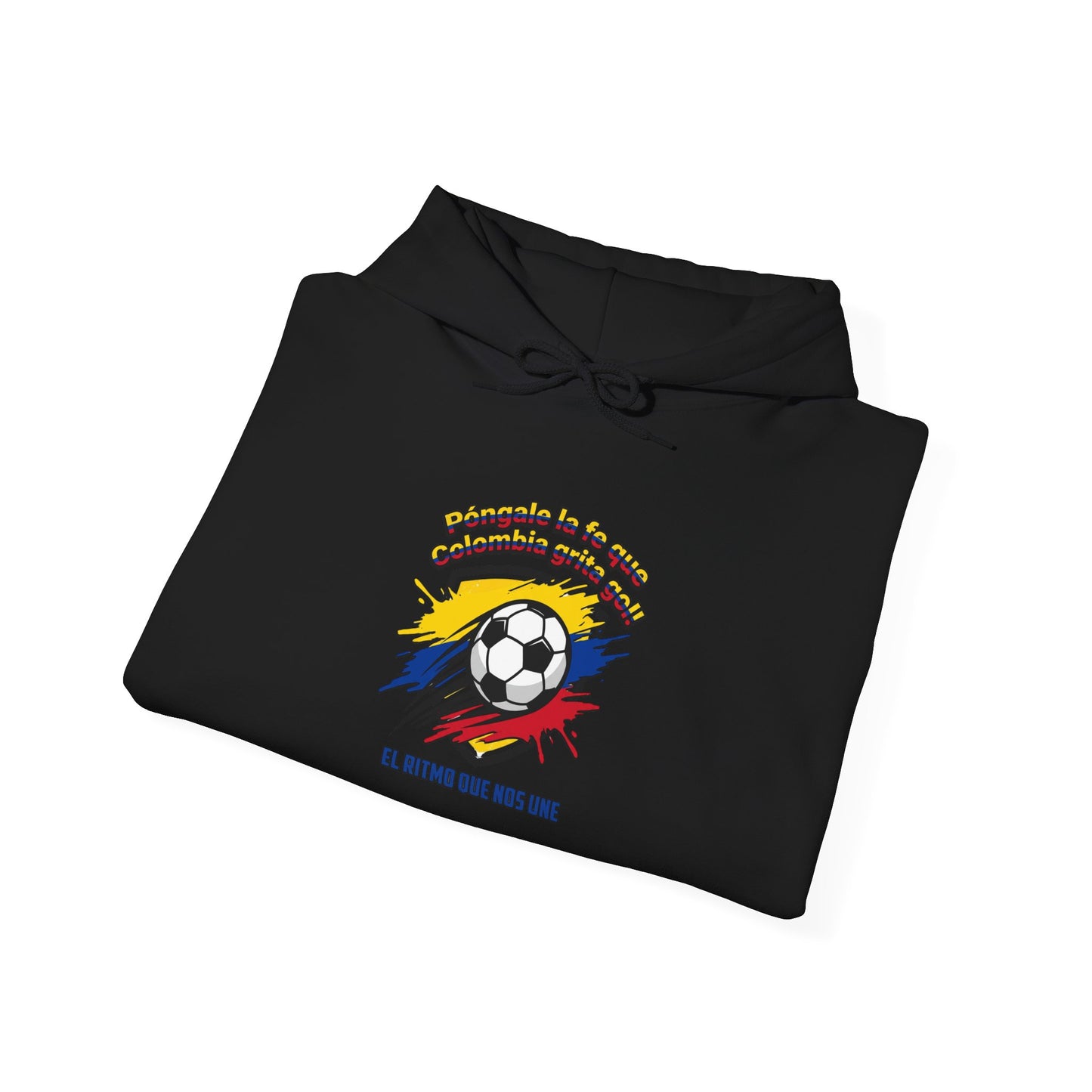 Colombia Pride Soccer Crest Hoodie | retro soccer, national colors