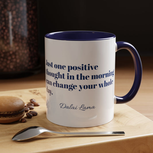 Positive Attitude Accent Coffee Mug (11, 15oz)
