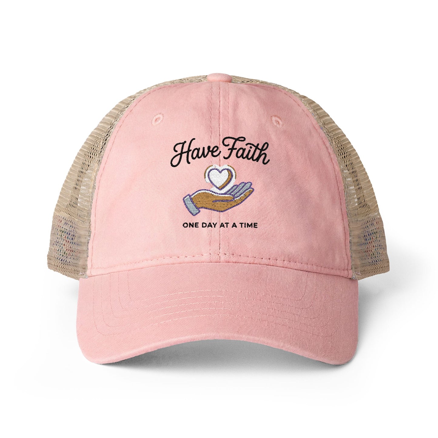Women's Washed Mesh-Back Cap