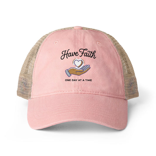Women's Washed Mesh-Back Cap