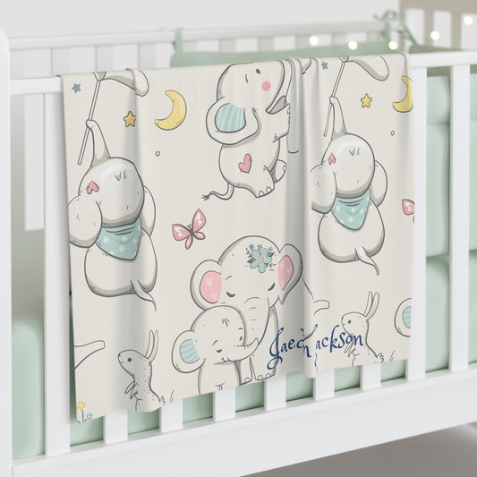 Personalizable Baby Swaddle Blanket | Perfect for Newborns, Cute Baby Shower Gift