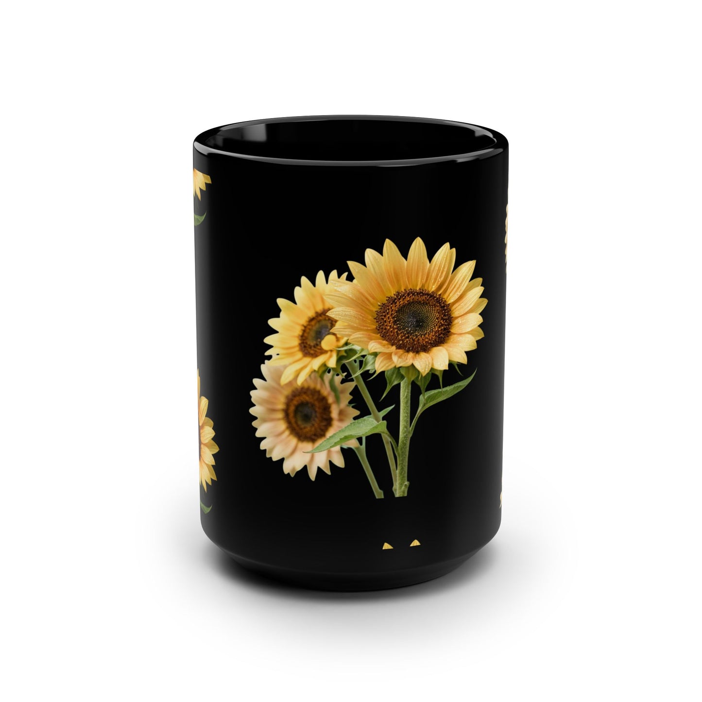 Sunflower Black 15oz Mug