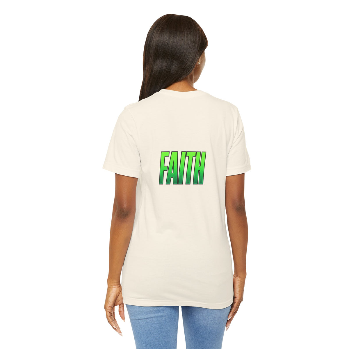 Faith Fish T-Shirt — Green Ichthys Christian Tee