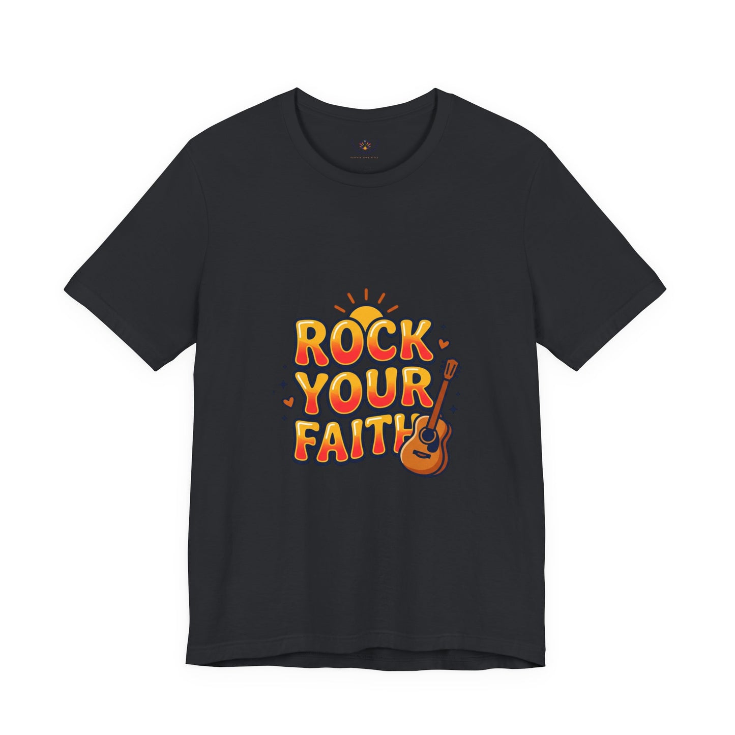 Rock Your Faith T-Shirt | Christian encouragement, retro groovy pastel
