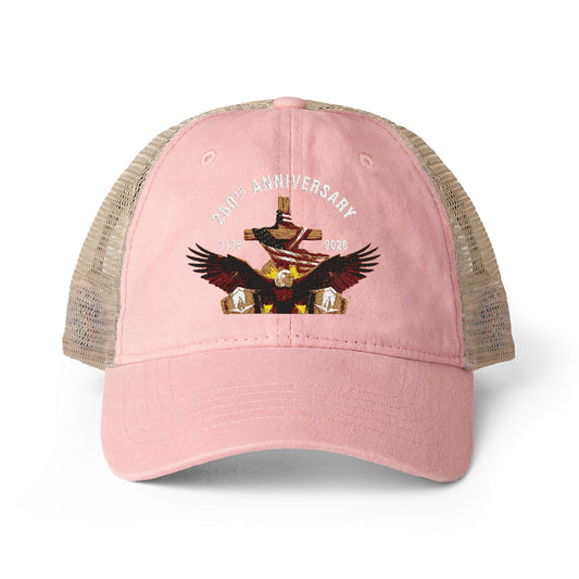 Women's Washed Mesh-Back Cap