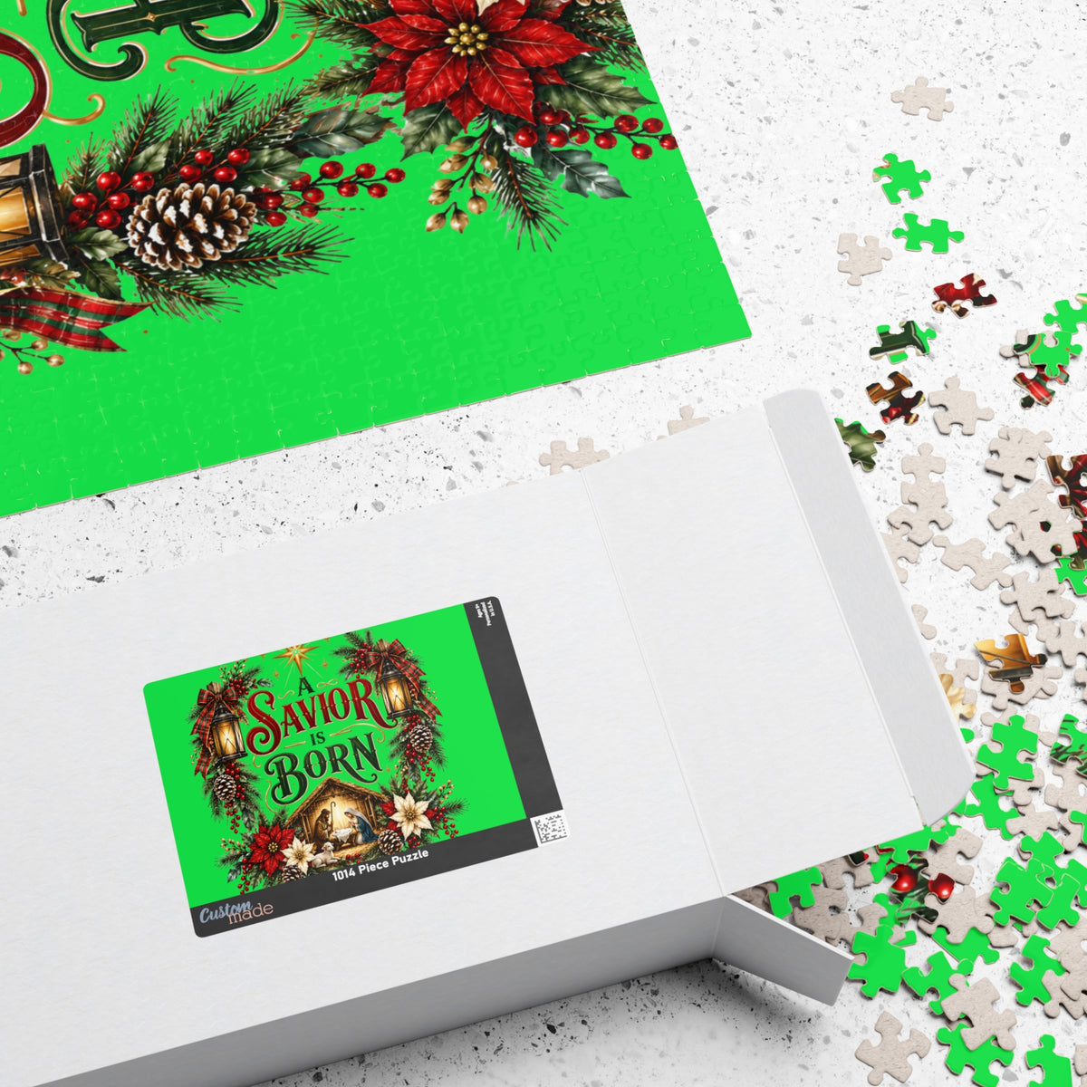 A Savior Is Born Christmas Nativity Puzzle