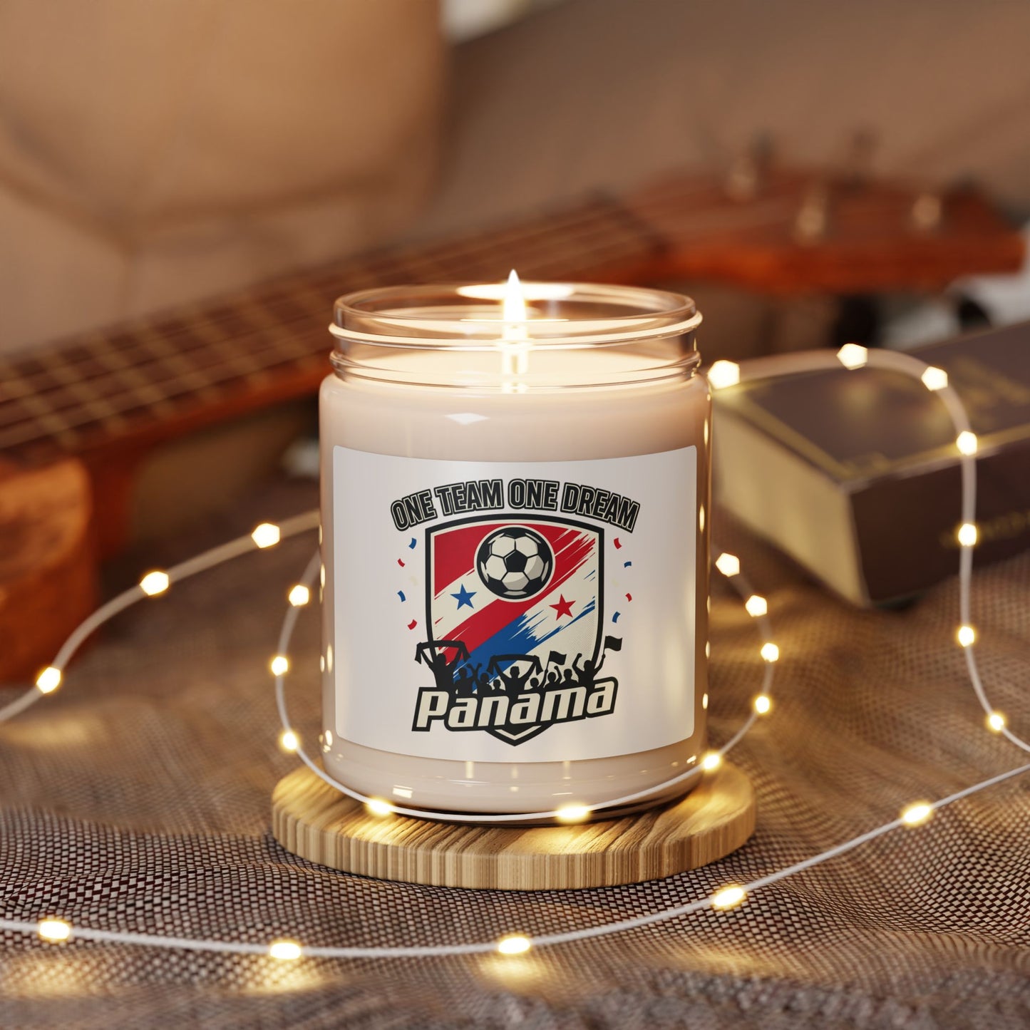 Panama Soccer Crest Candle, Country Pride, Retro Championship Season