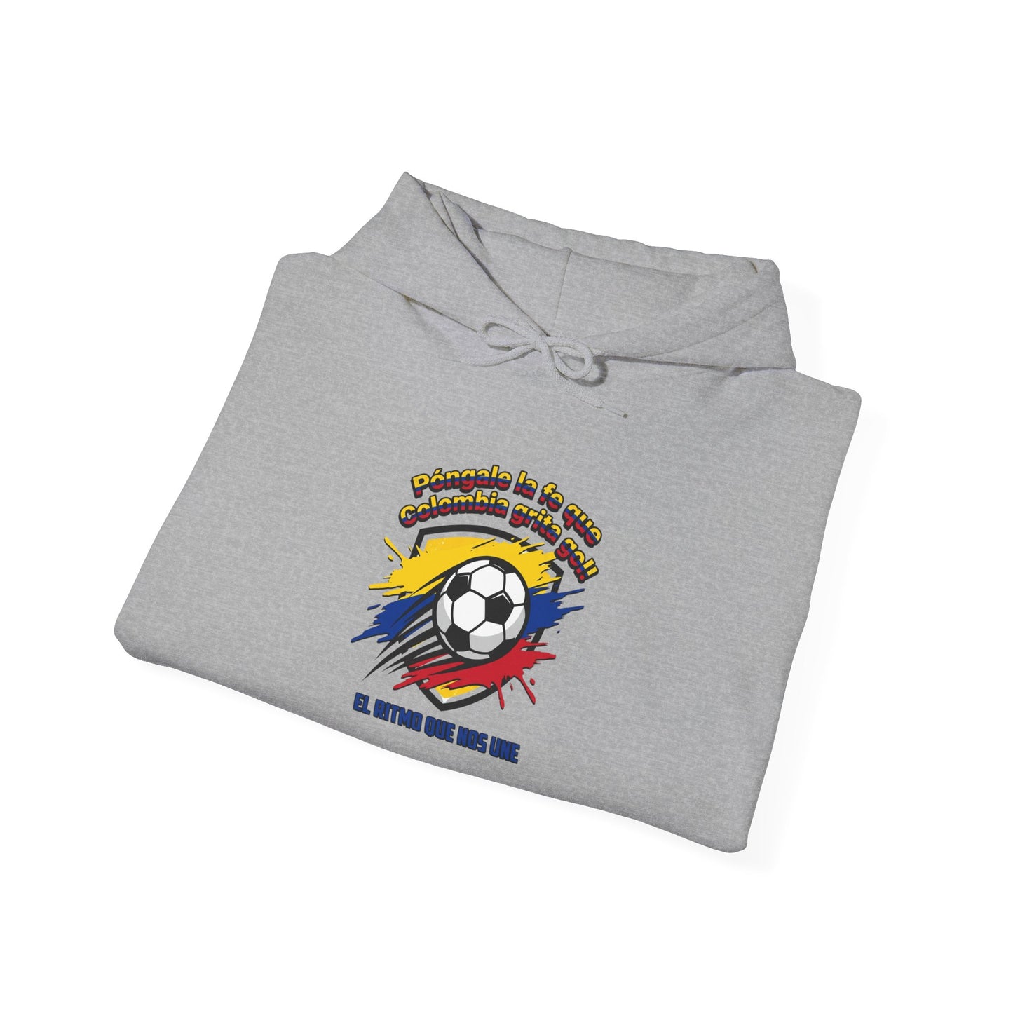 Colombia Pride Soccer Crest Hoodie | retro soccer, national colors