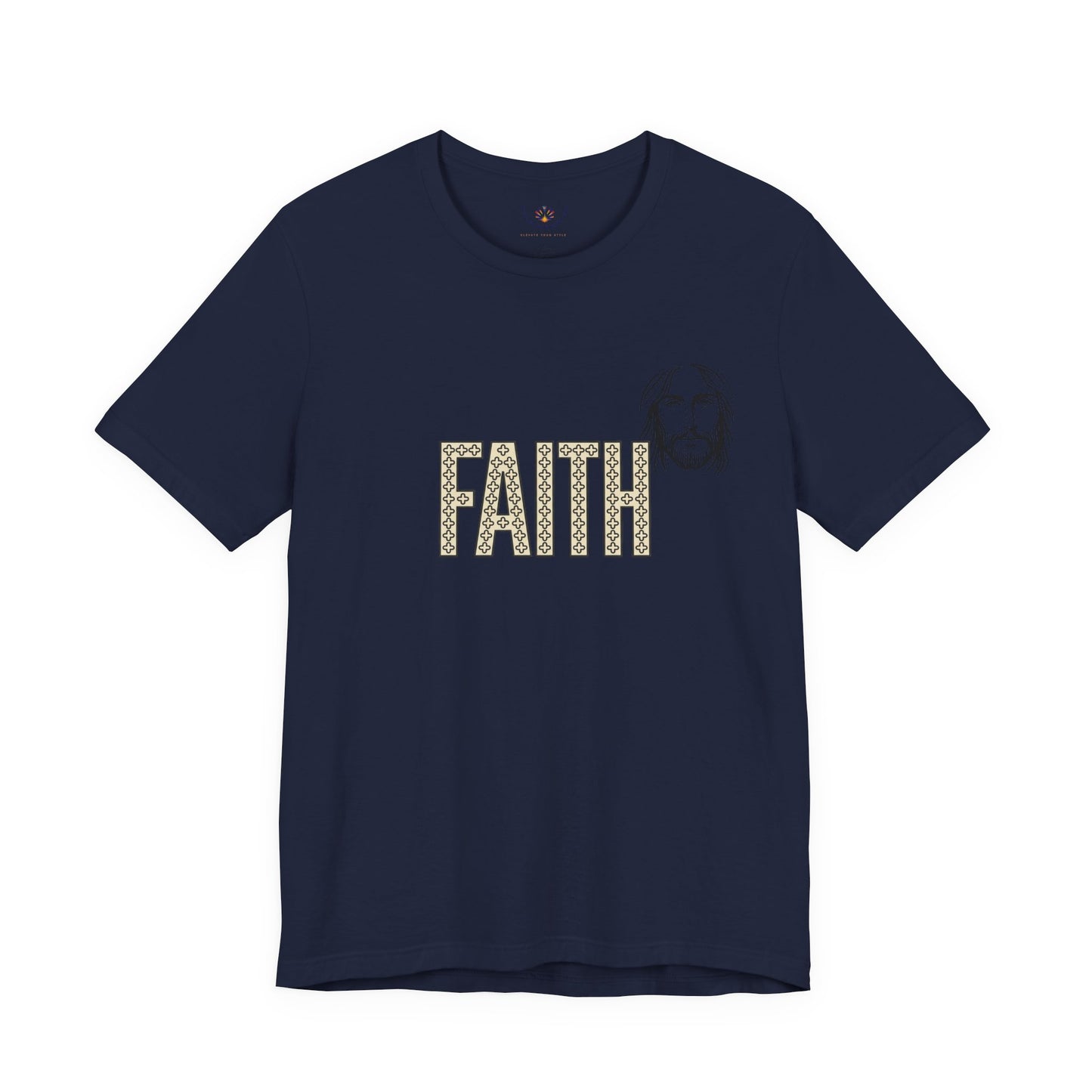 Faith Graphic Tee — Jesus Face Christian T-Shirt