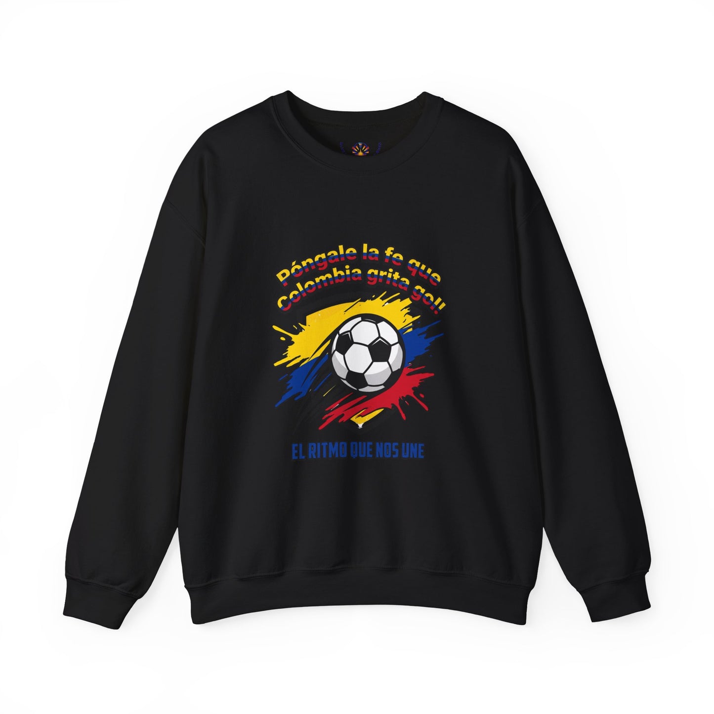 Colombia Pride Soccer Crewneck Sweatshirt | Retro National Colors, Championship Season
