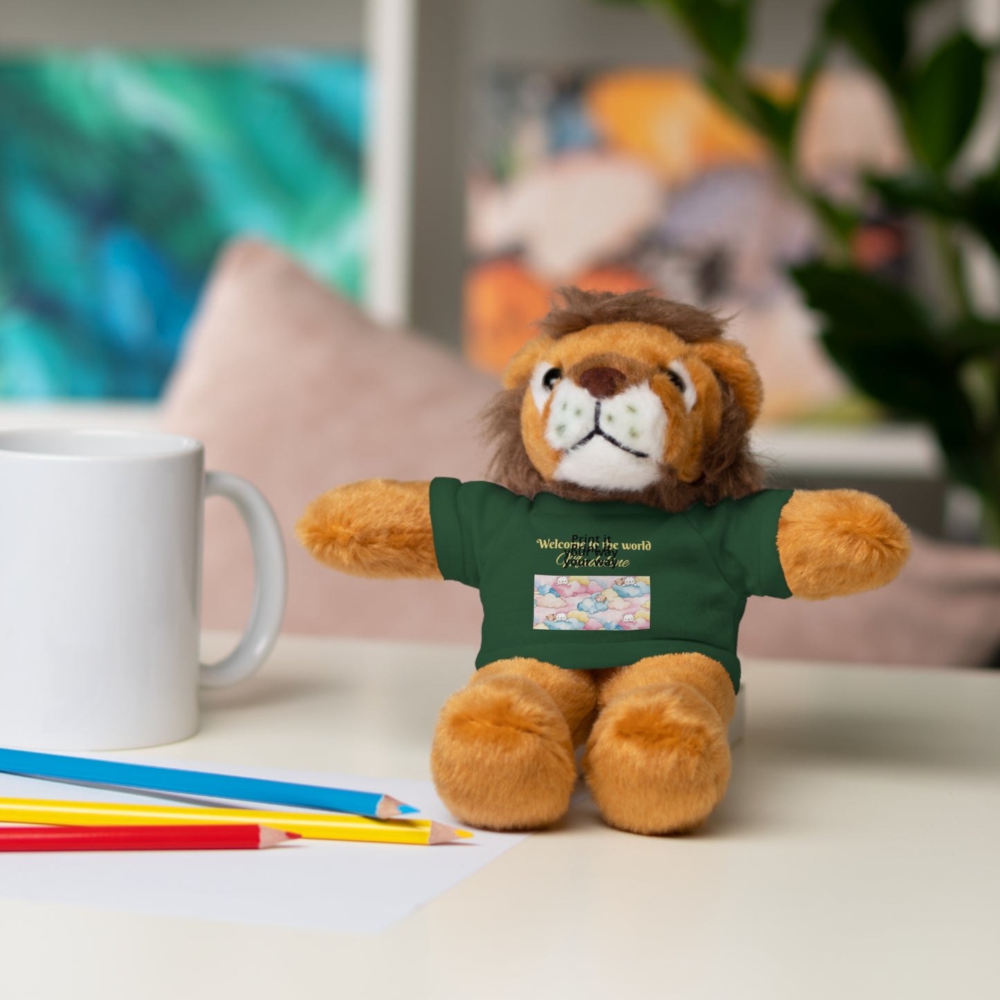 Welcome to the World Newborn Baby Teddy with 'Welcome to the world' Tee