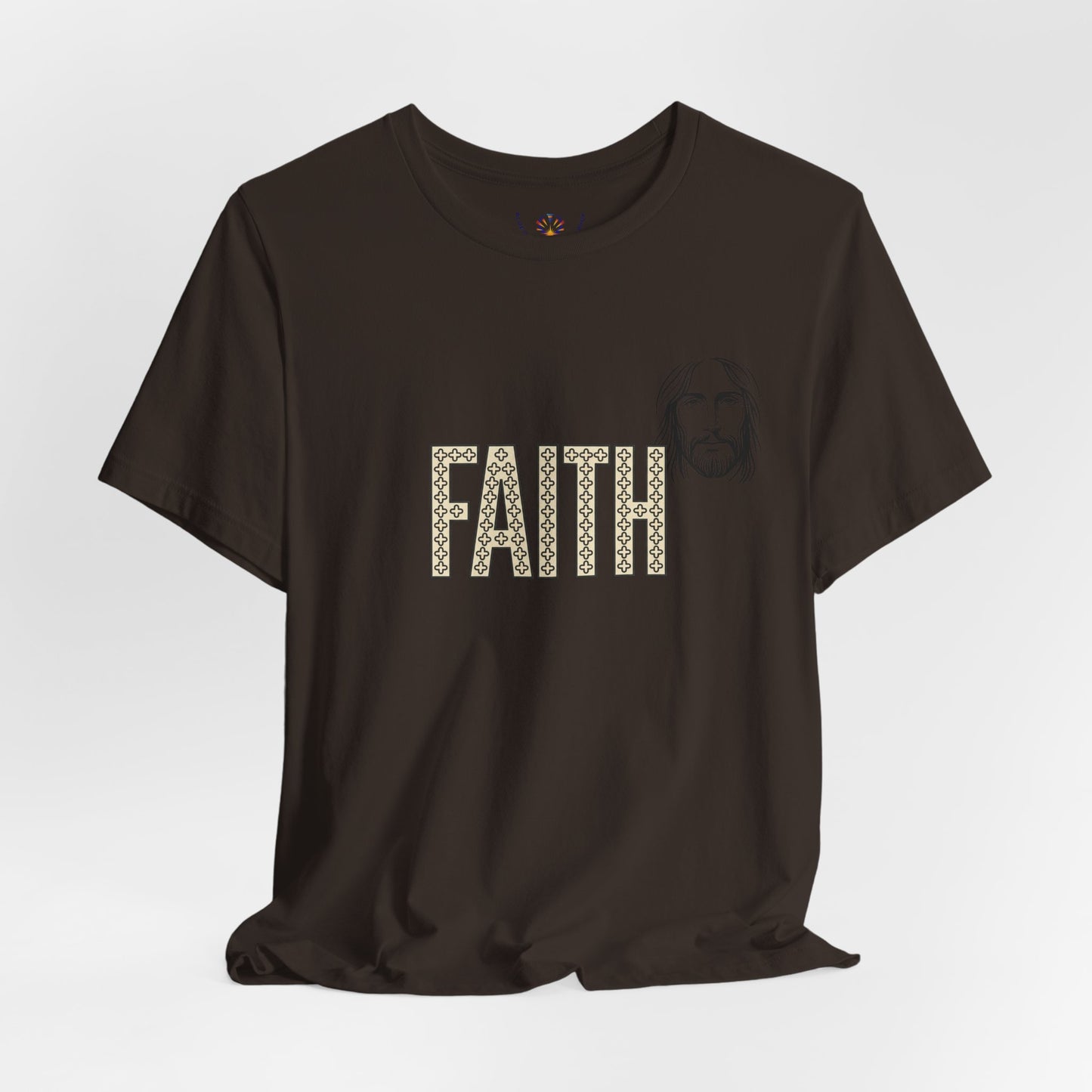 Faith Graphic Tee — Jesus Face Christian T-Shirt