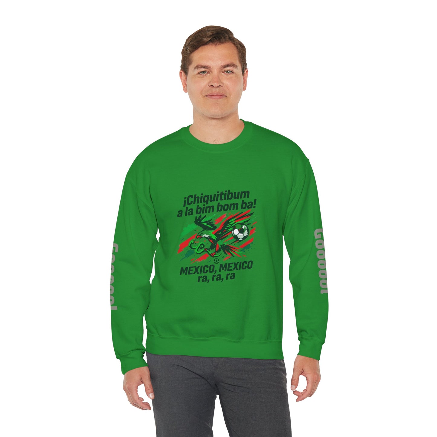 Mexico Chant Soccer Crewneck, country pride, retro soccer