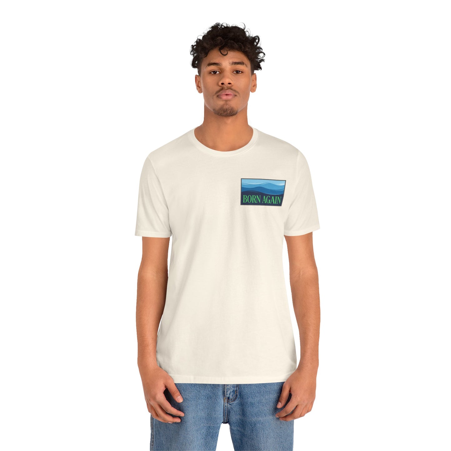 Born Again Ocean Tee - Spiritual Revival Graphic T-Shirt