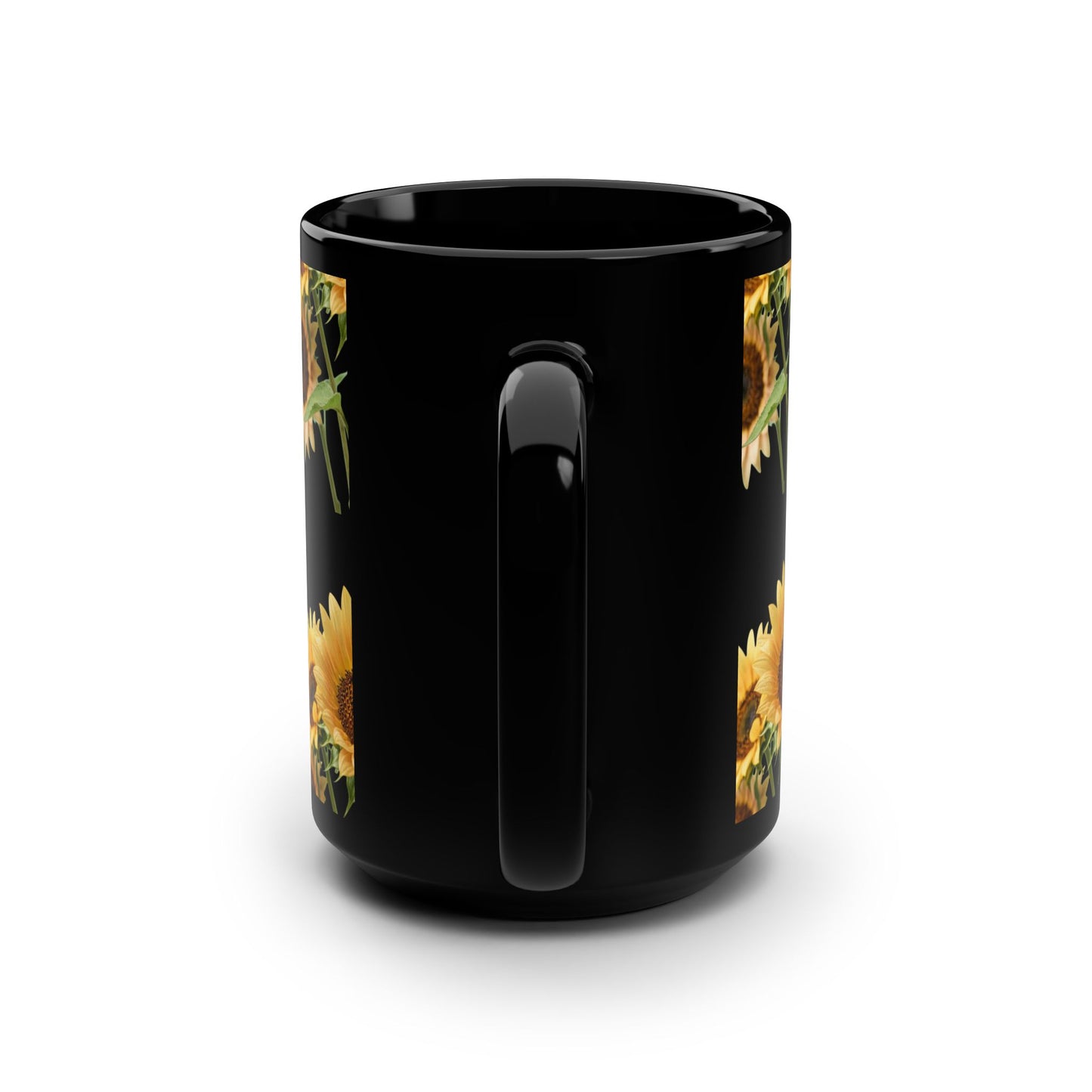Sunflower Black 15oz Mug