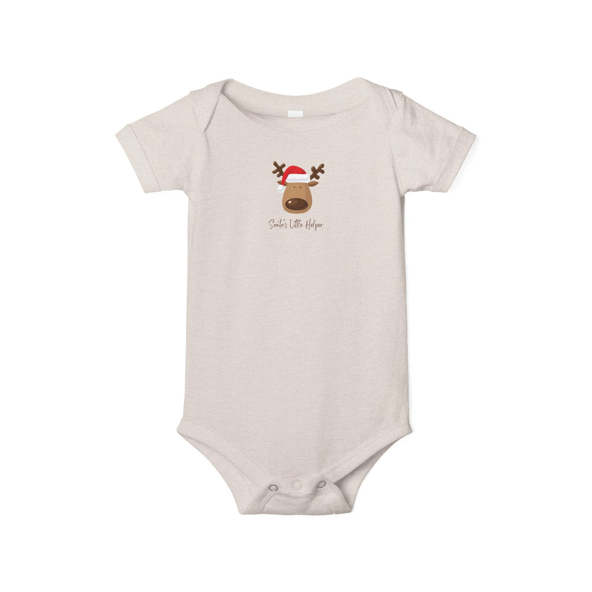 Reindeer Baby Onesie - Cute 'Tis the Season Infant Bodysuit, Christmas Holiday Outfit