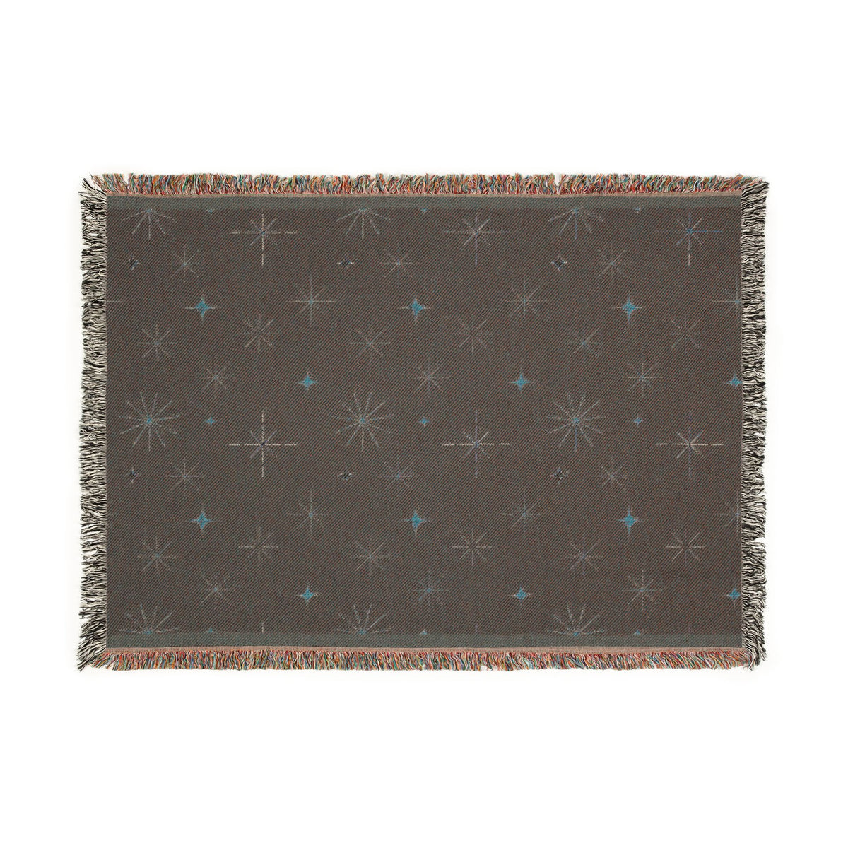 Galaxy Night Woven Blanket — Starfield Throw for Cozy Home & Gifts