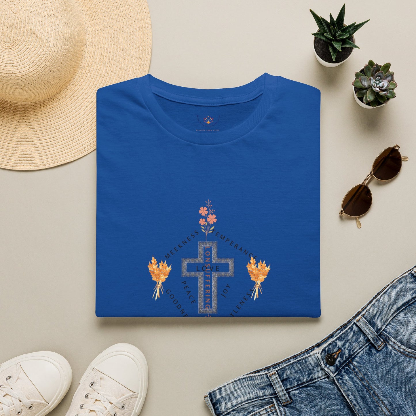 Faith Cross T-Shirt — Inspirational Christian Tee