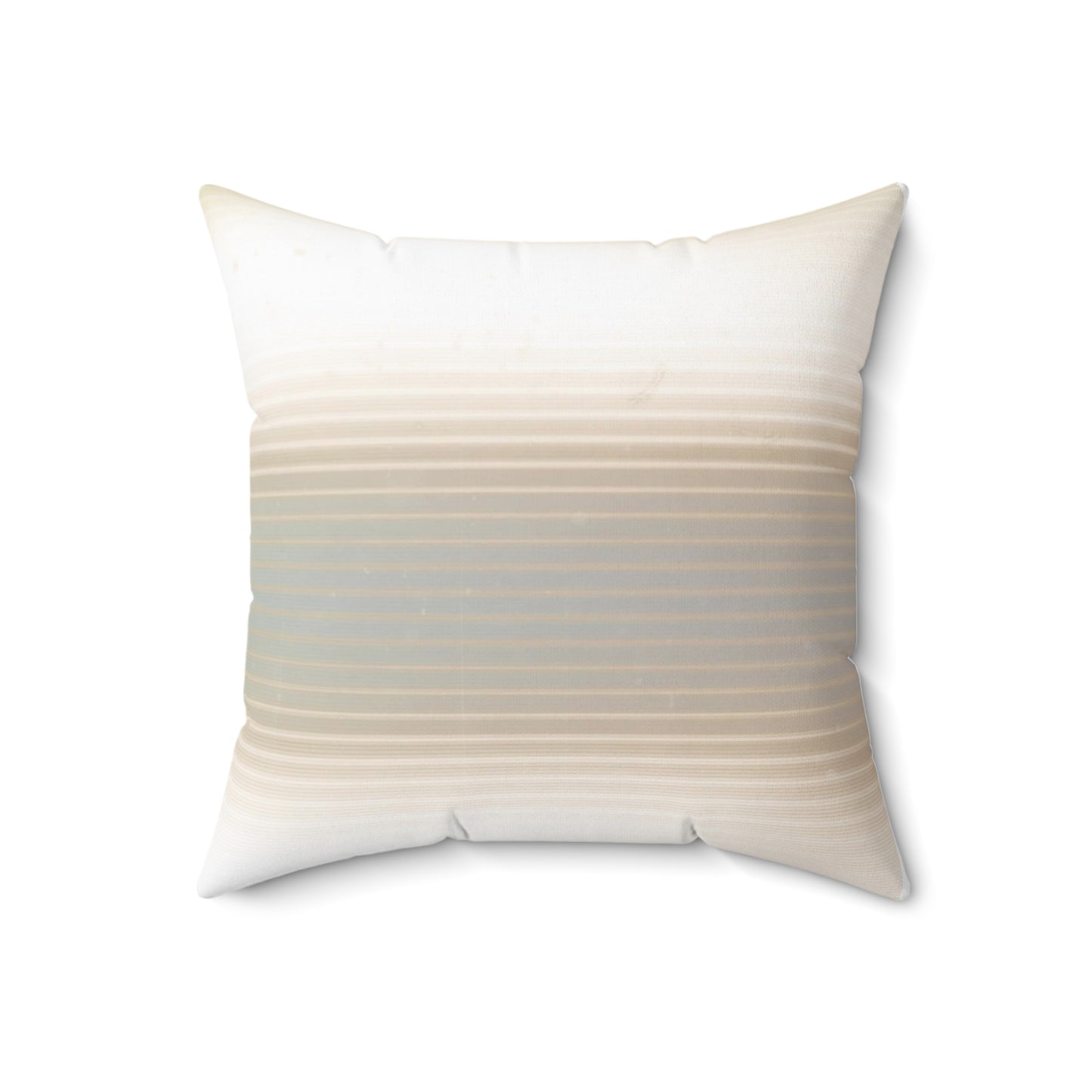 Neutral Ombre Stripes Decorative Throw Pillow