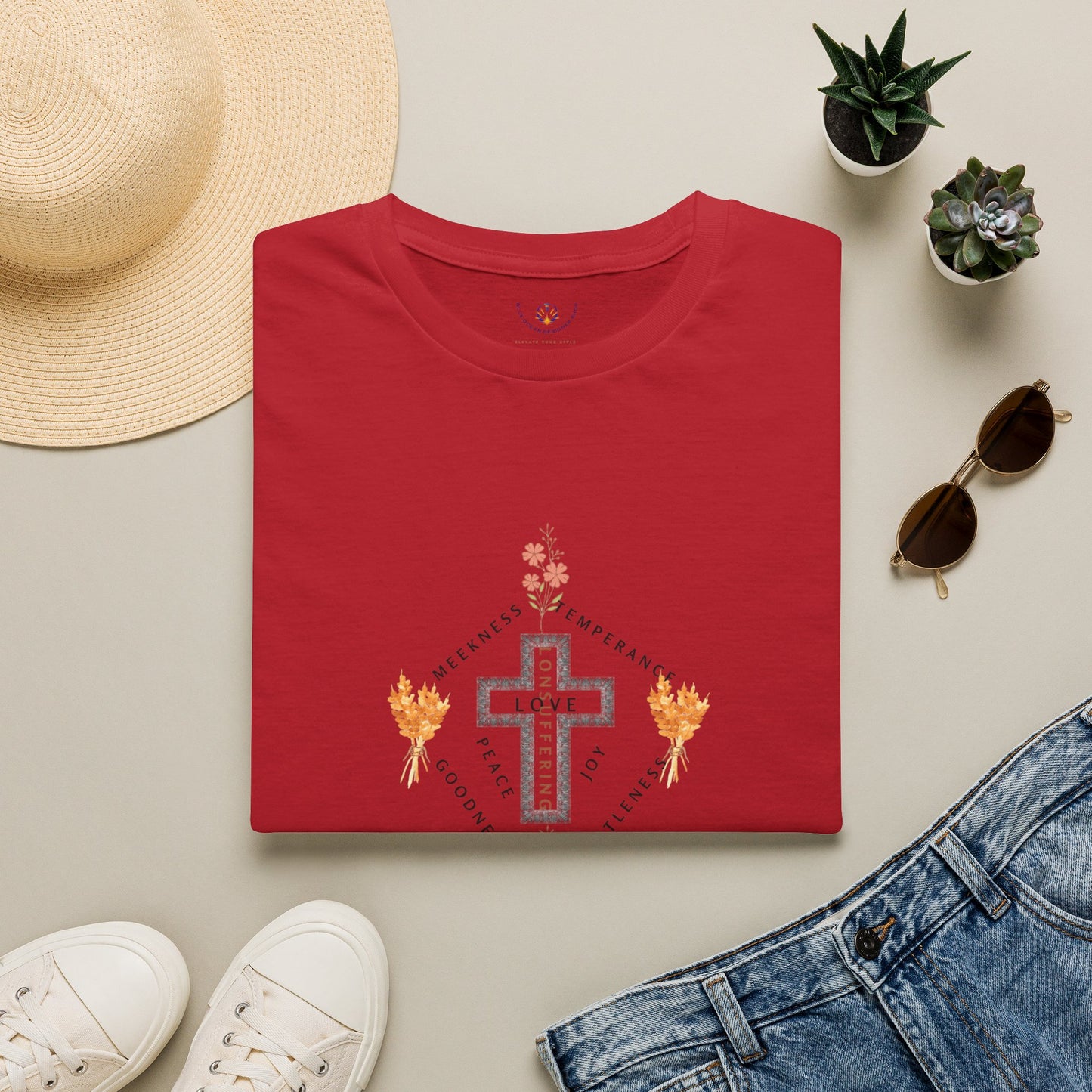 Faith Cross T-Shirt — Inspirational Christian Tee