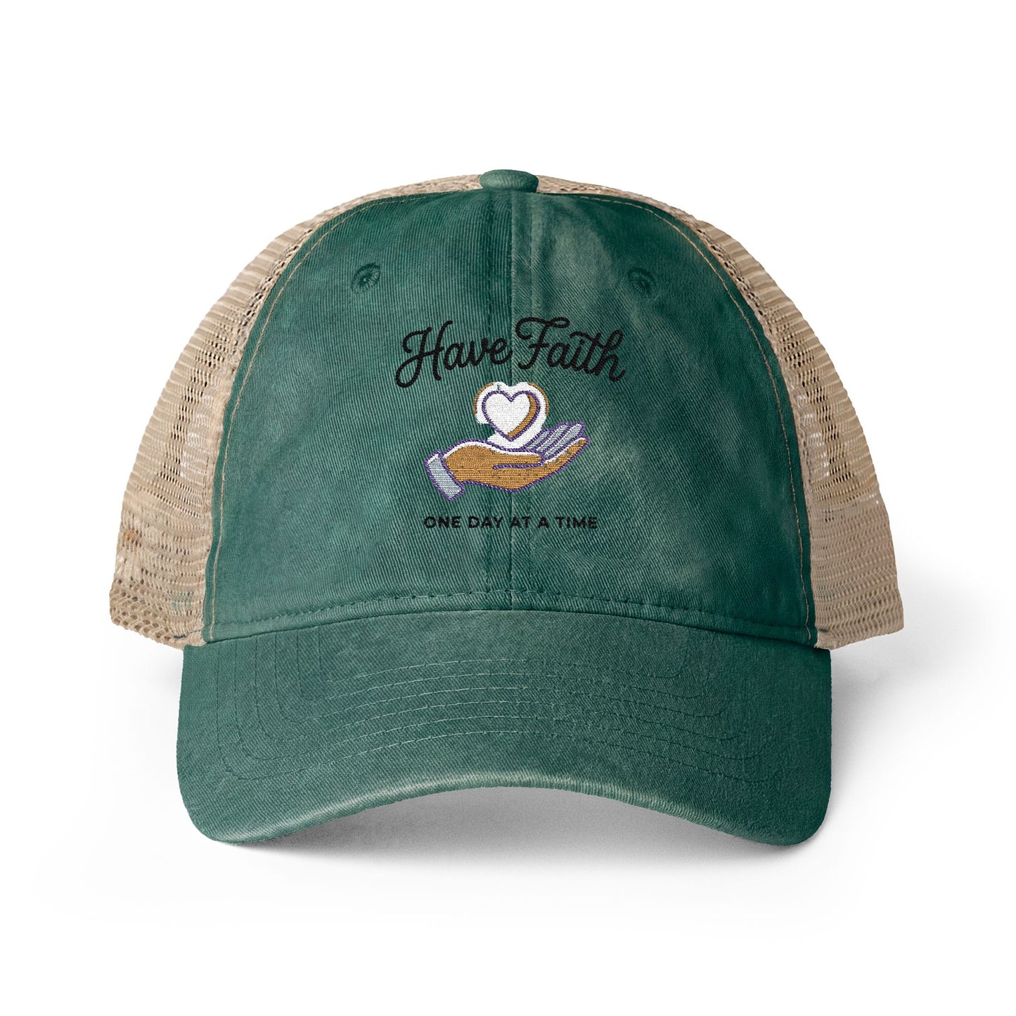 Women's Washed Mesh-Back Cap