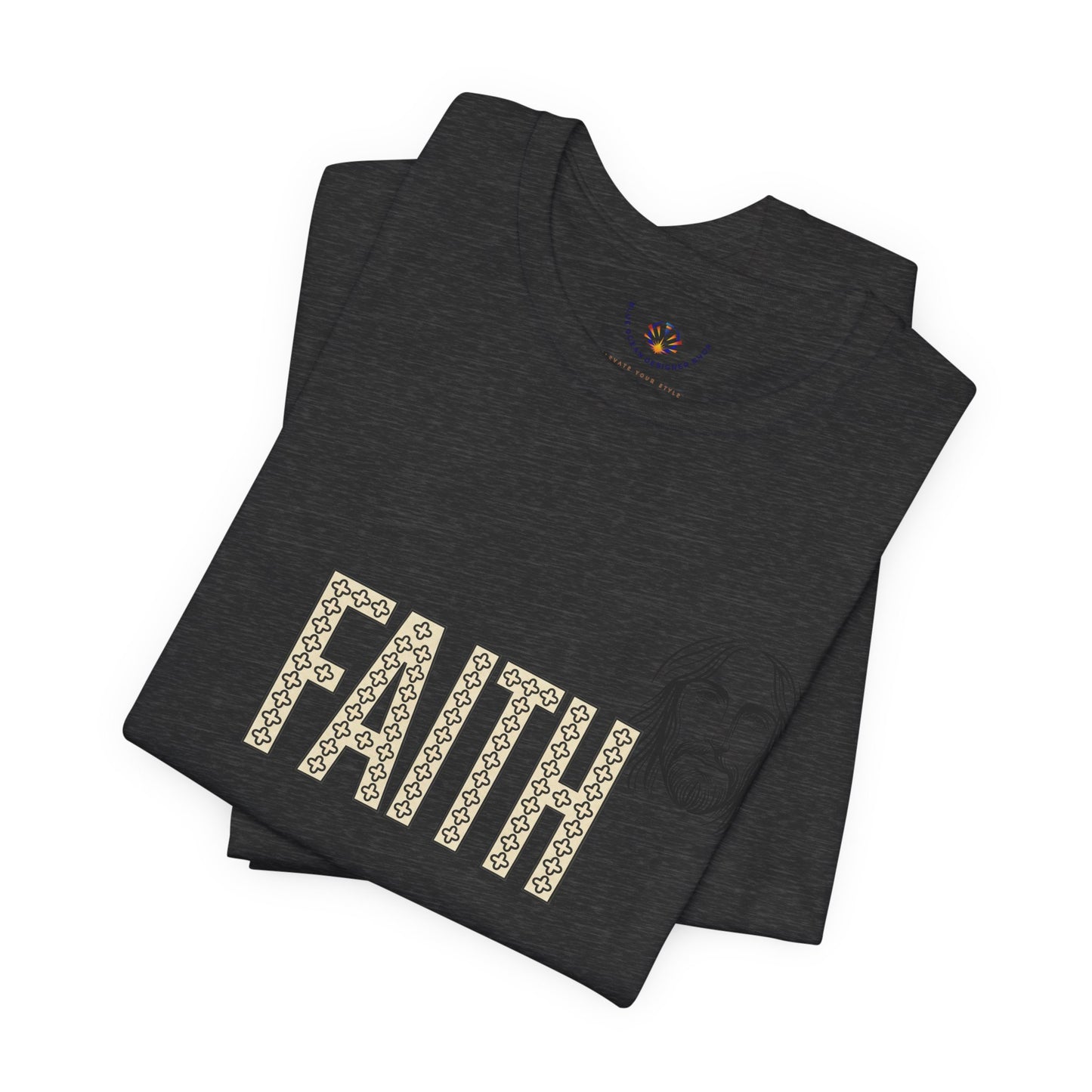 Faith Graphic Tee — Jesus Face Christian T-Shirt