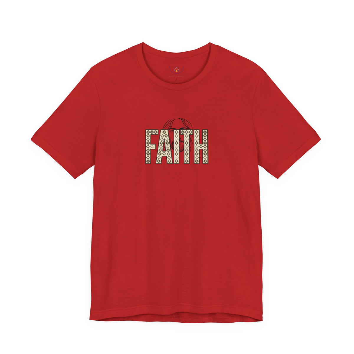 Faith Graphic Tee — Jesus Face Christian T-Shirt