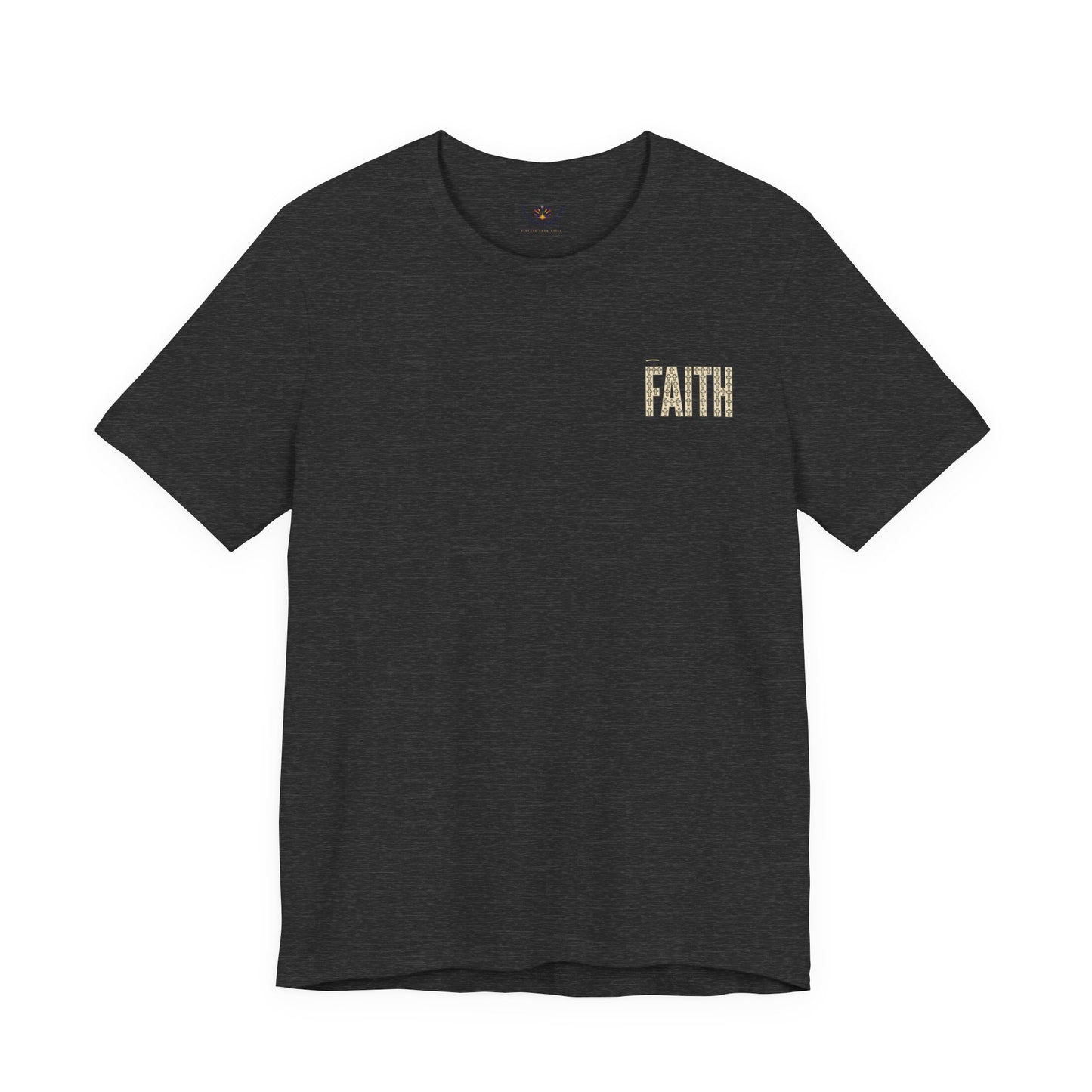 Faith block letters T-Shirt | Christian encouragement, pastel groovy style