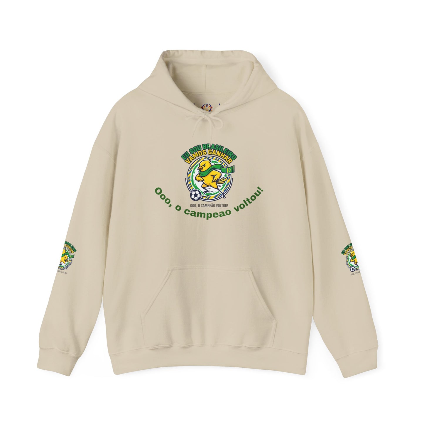 Brazil Retro Soccer Hoodie | national colors, supporters
