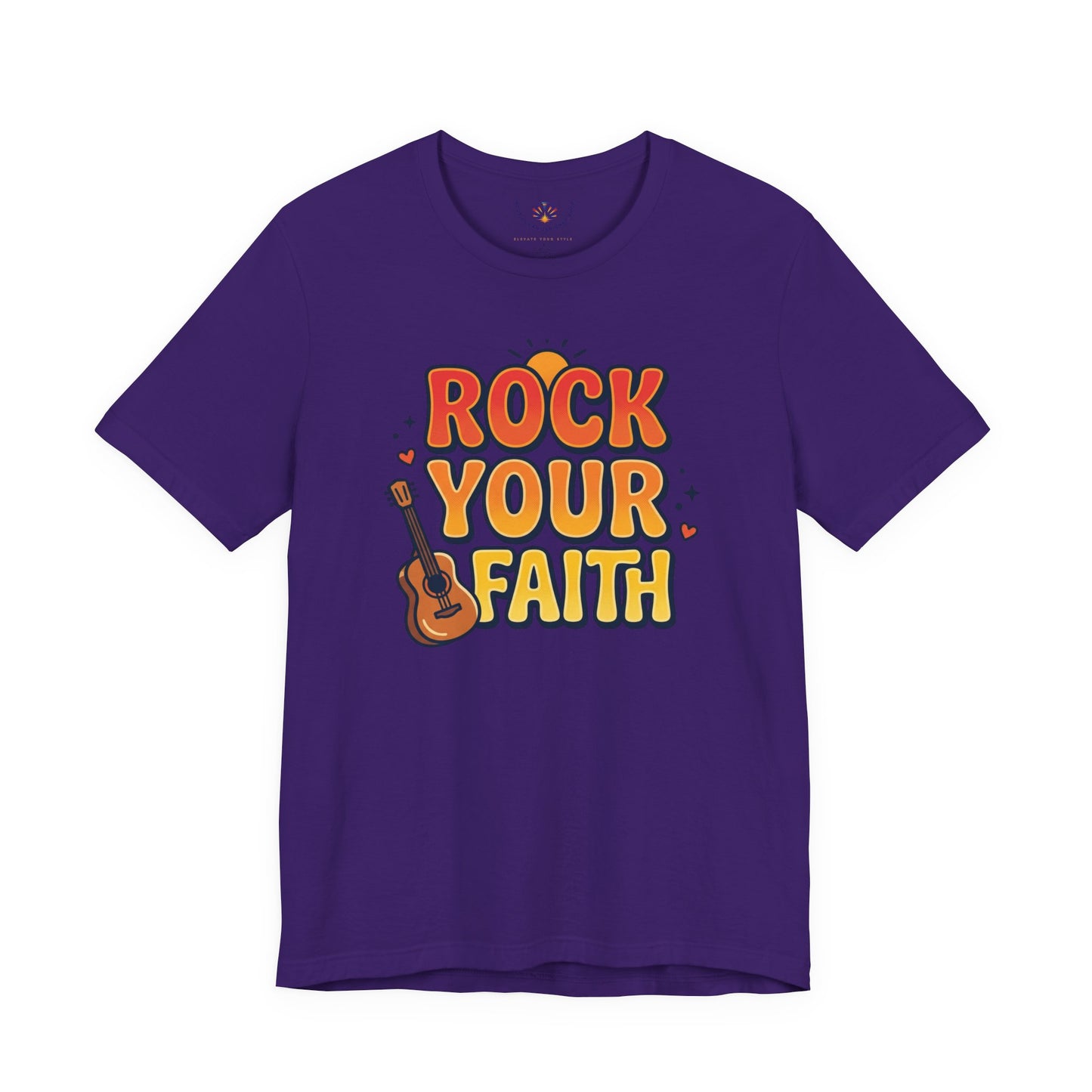 Rock Your Faith Tee | Christian encouragement, retro groovy pastel