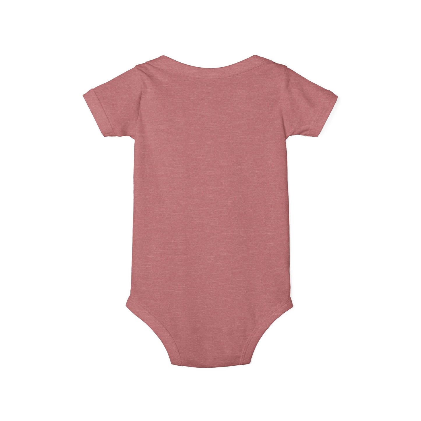 Baby Bunny Onesie - Cute Pink Rabbit Face Infant Bodysuit