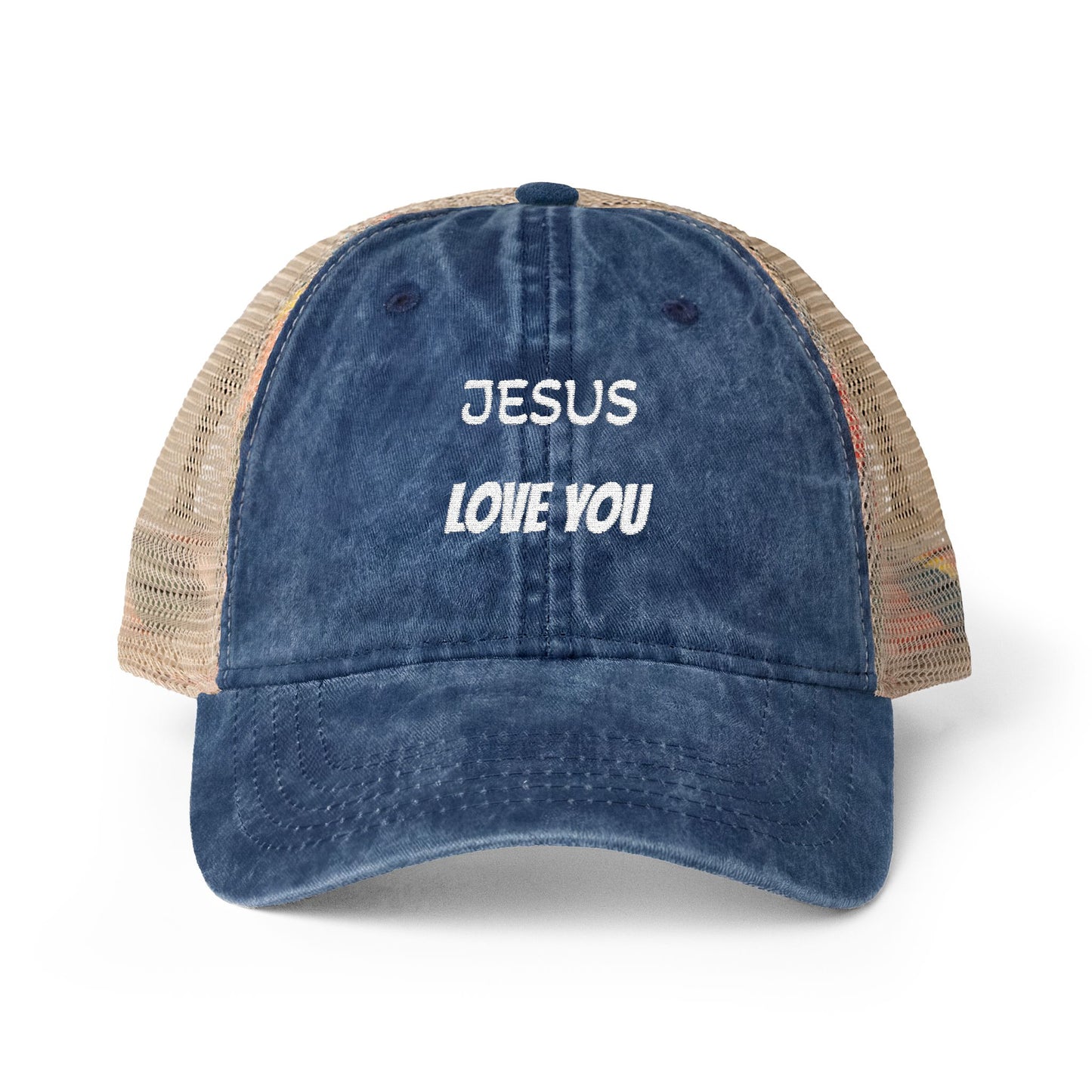 Christian Washed Mesh-Back Cap