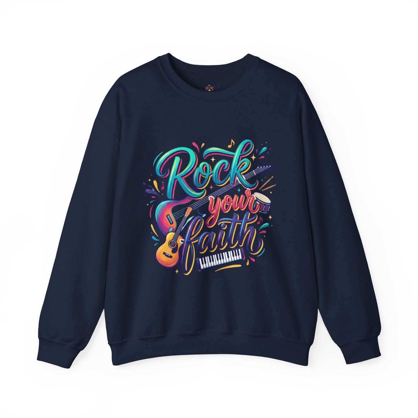 Rock Your Faith Sweatshirt — Christian Music Graphic Crewneck