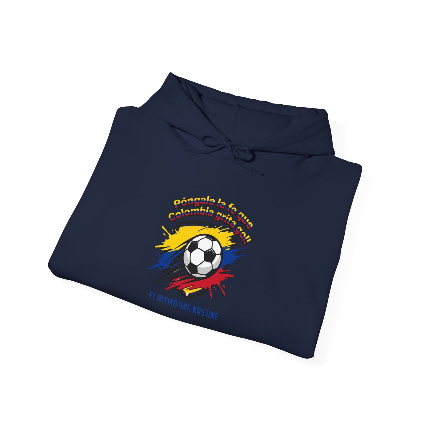 Colombia Pride Soccer Crest Hoodie | retro soccer, national colors
