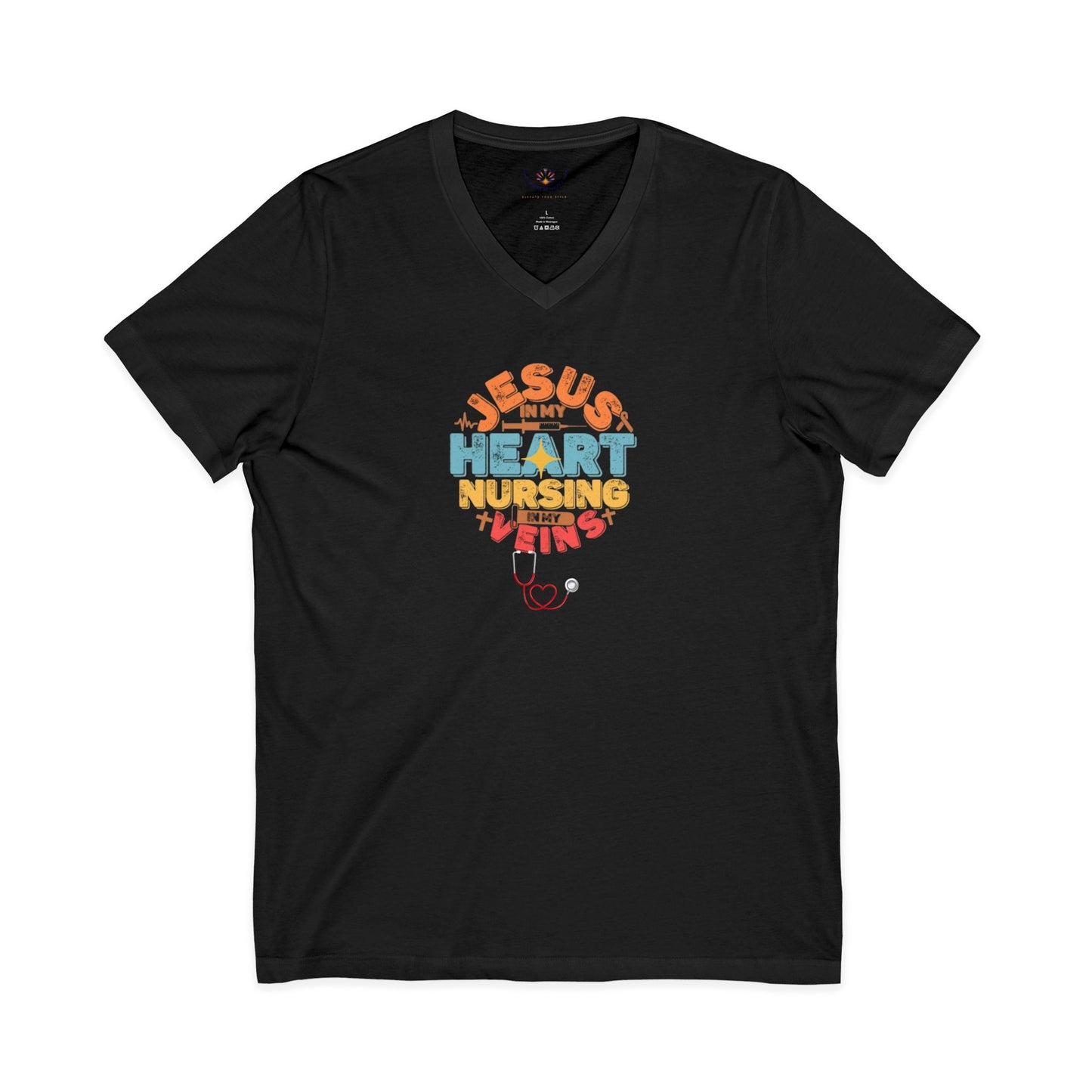 V-Neck tee for nurses