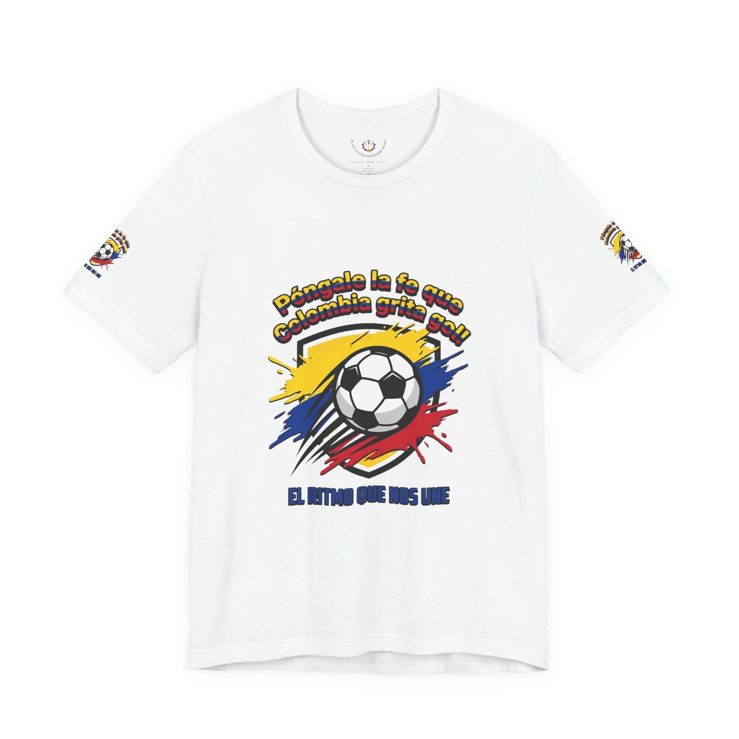 Colombia Pride Soccer Tee | Retro soccer, national colors