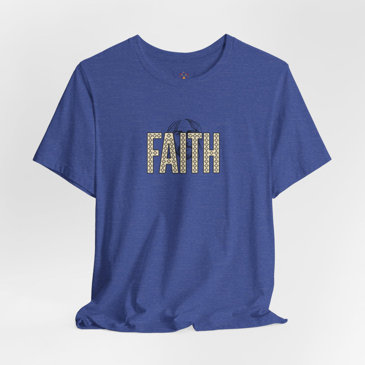Faith Graphic Tee — Jesus Face Christian T-Shirt