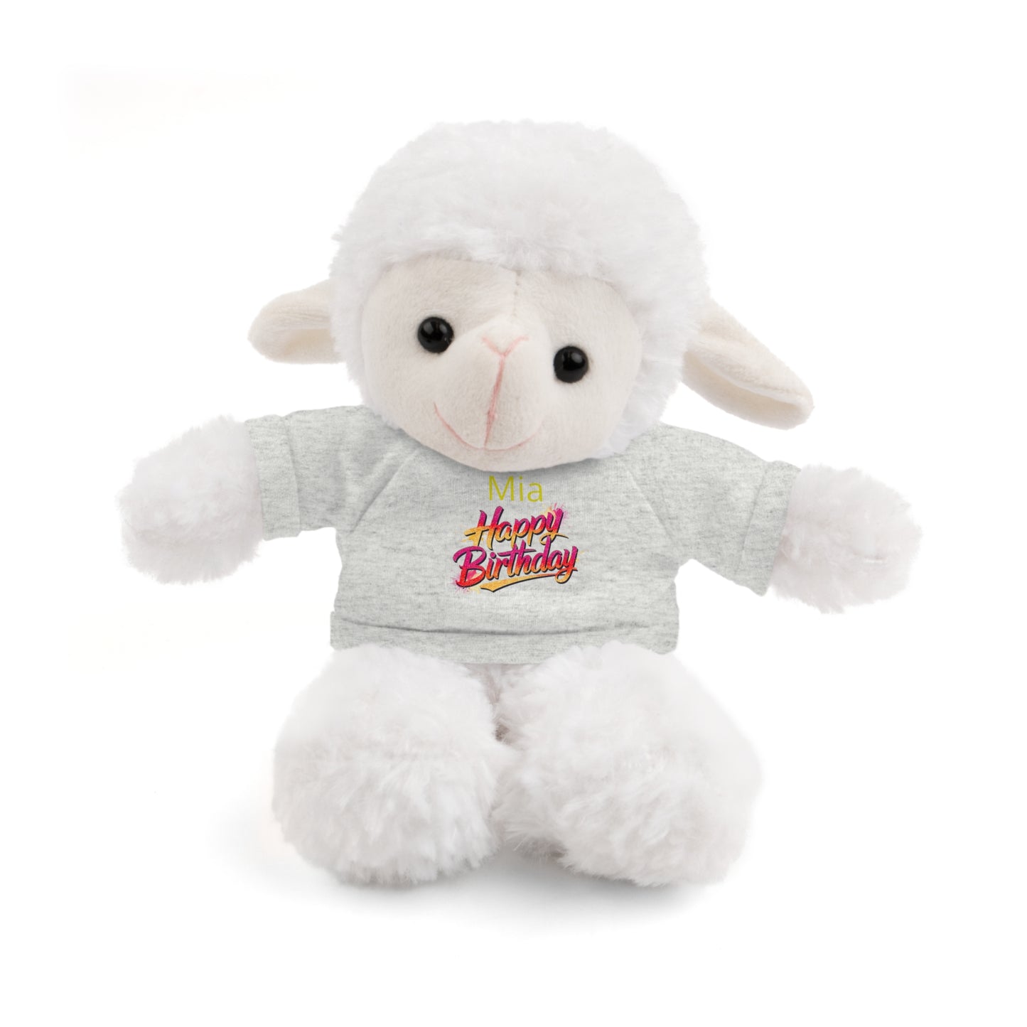 Personalized Birthday Teddy Bear with 'Happy Birthday' Tee