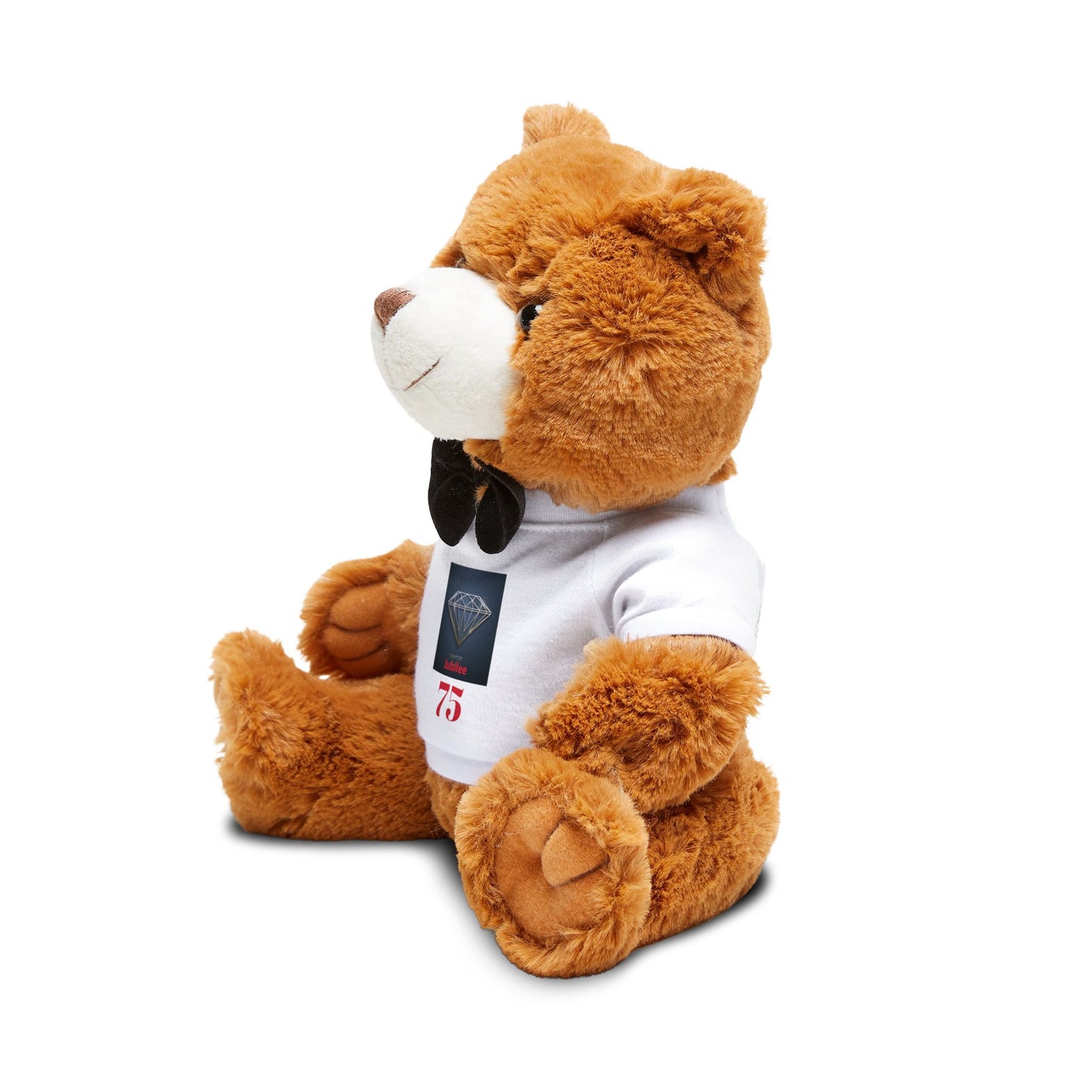 Teddy Bear T-Shirt Diamond Jubilee 75 Years Celebration Plush
