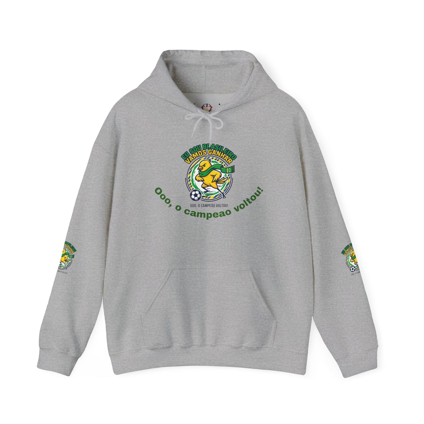 Brazil Retro Soccer Hoodie | national colors, supporters