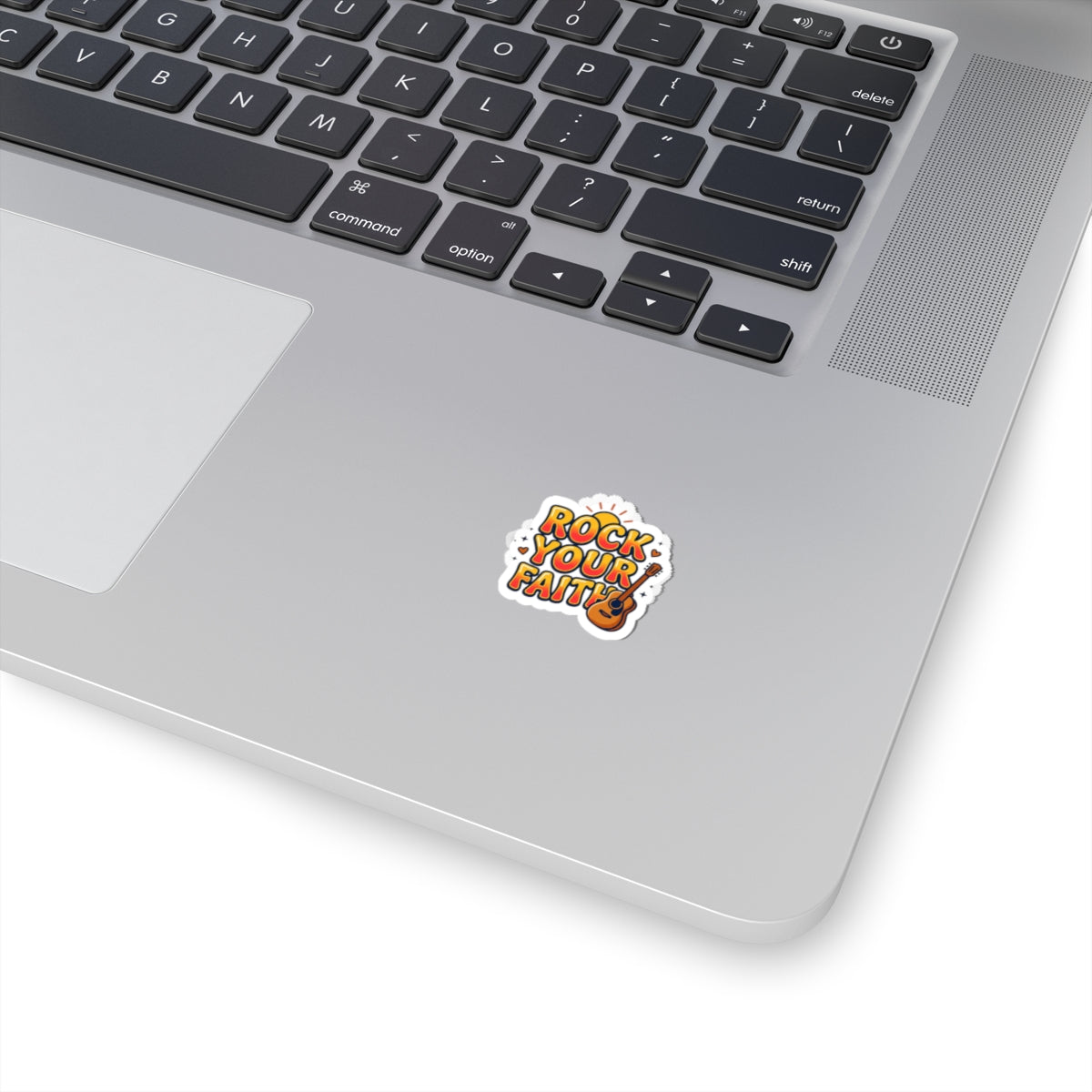 Rock Your Faith Sticker | Christian encouragement, retro groovy pastel
