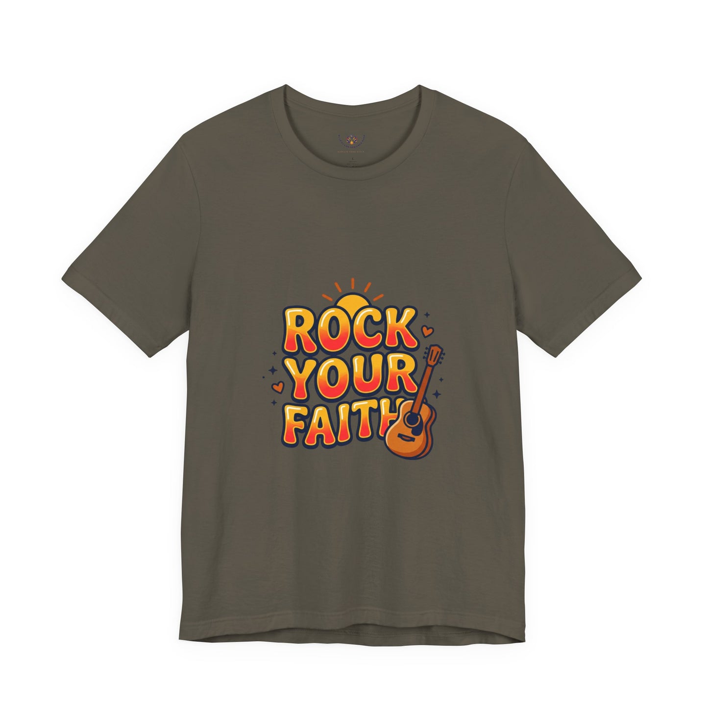 Rock Your Faith T-Shirt | Christian encouragement, retro groovy pastel