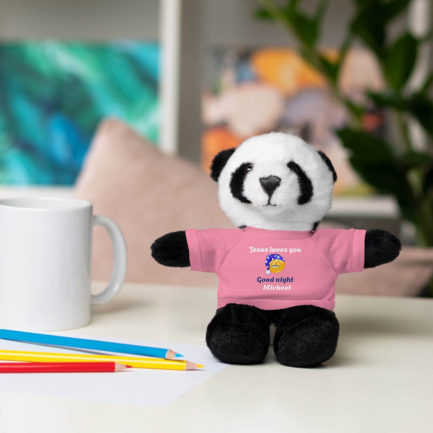 Personalizable Stuffed Animal Tee - Good Night Design
