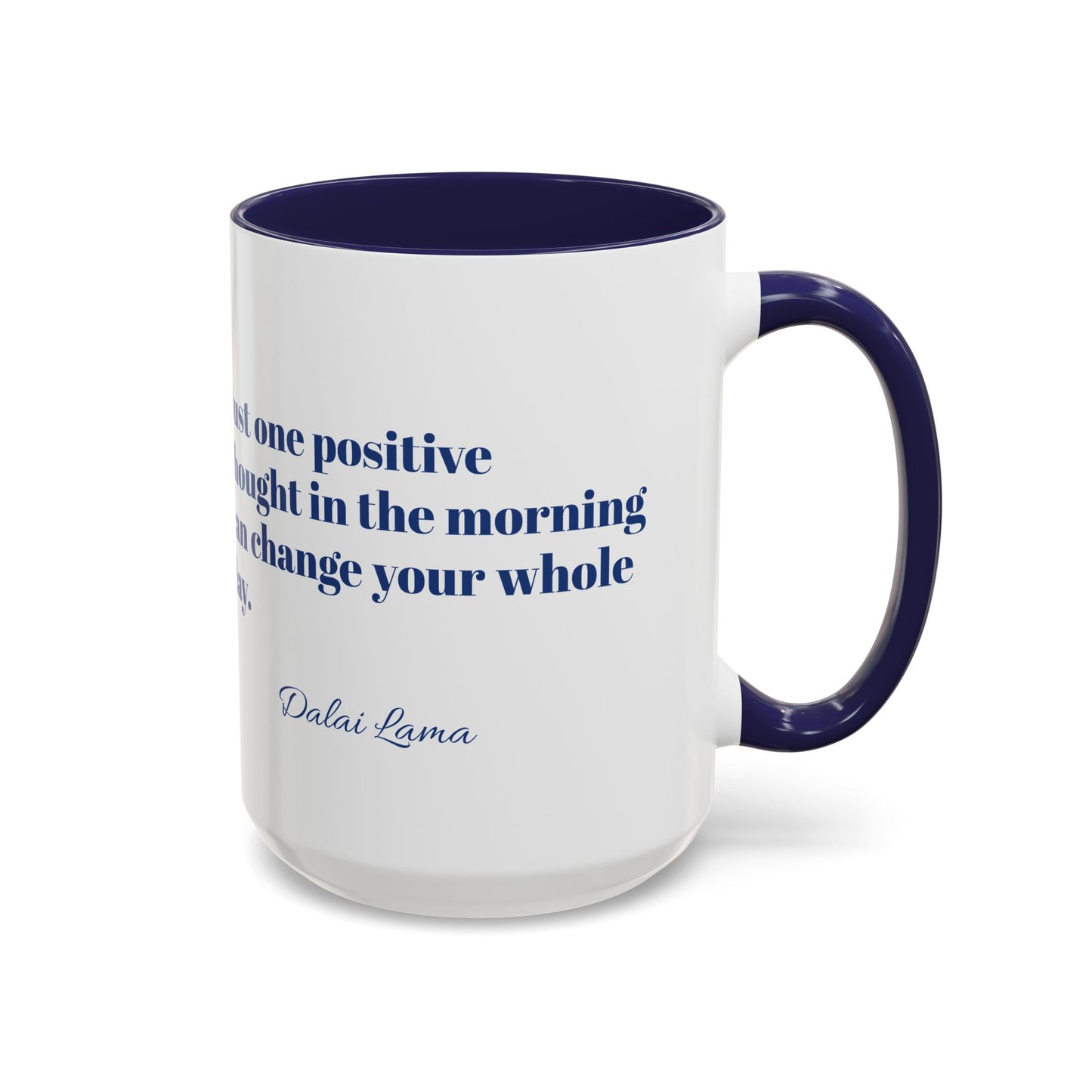 Positive Attitude Accent Coffee Mug (11, 15oz)